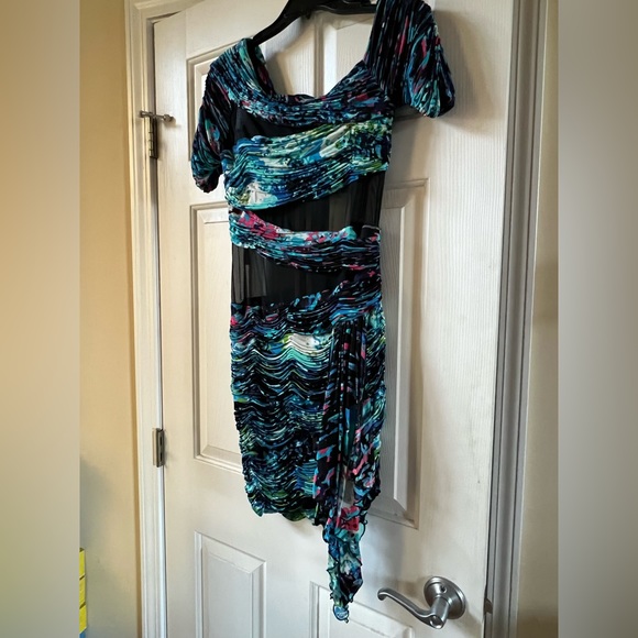 BCBG MaxAzria Dutch Blue Runway Dress - Size Medium - NWT - Picture 3 of 8